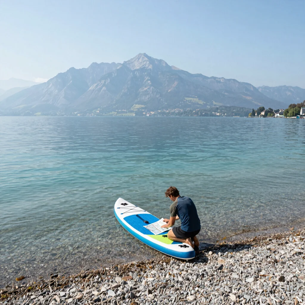 A Better Day on Lake Annecy Starts Ashore